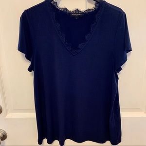 Navy Banana Republic Top